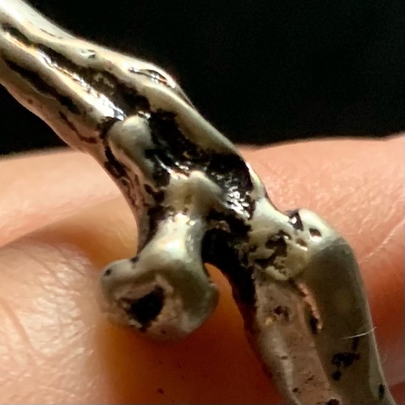 NEW LOW LUV x Erin Wasson Silver Bone Stack Bracelet - Picture 11 of 16